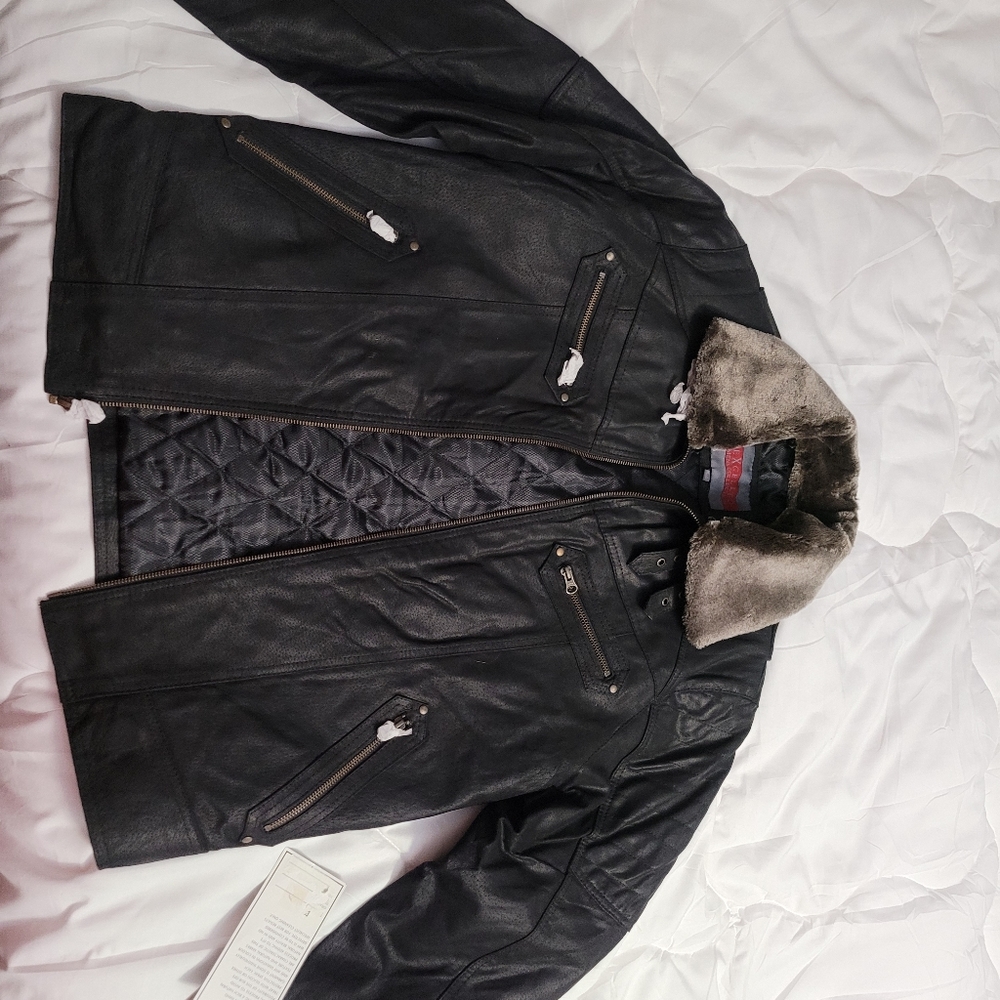 Brand new leather jacket